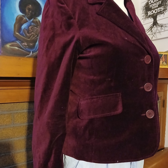 Velvet blazer - Picture 2 of 5